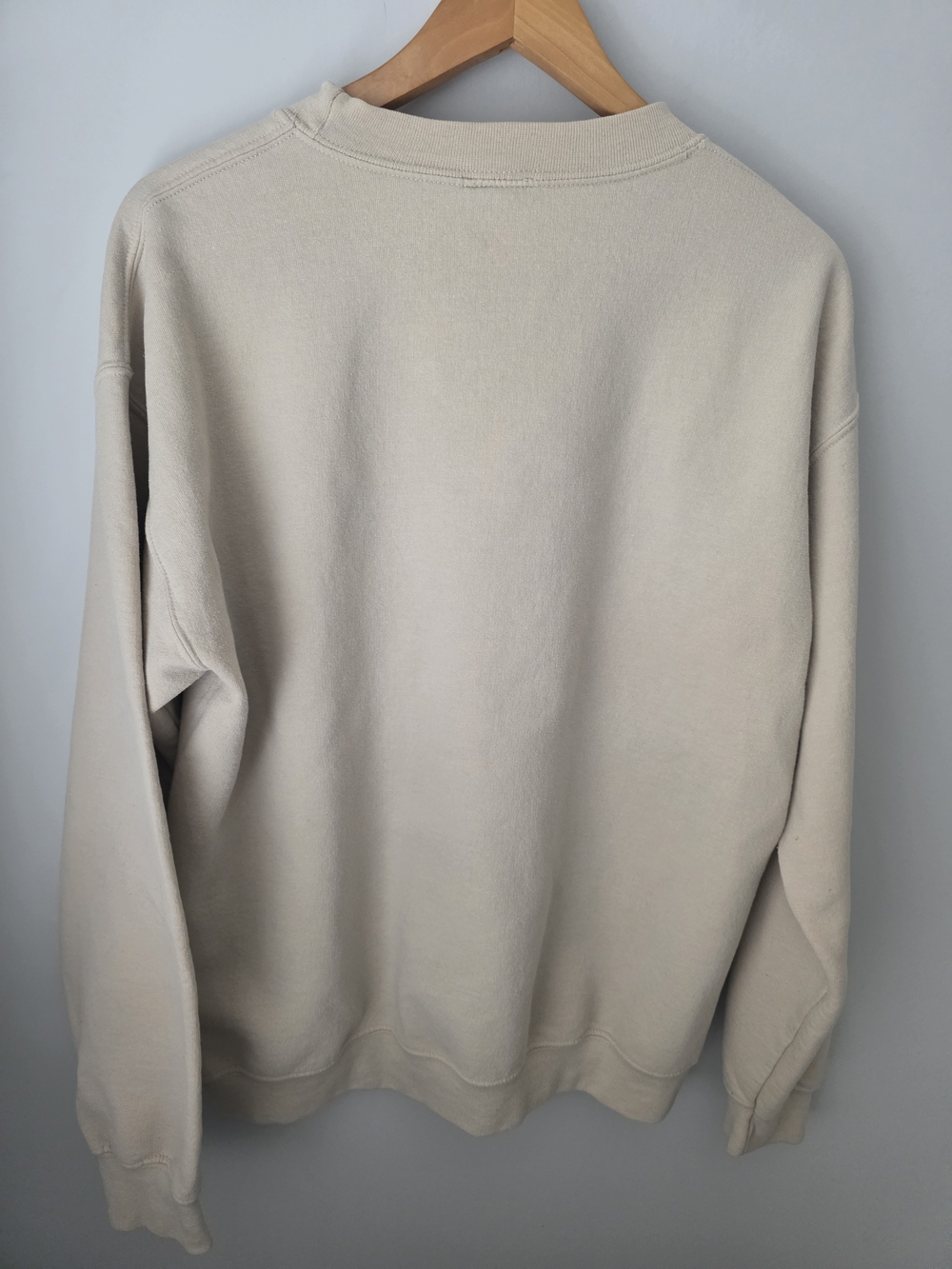 Puritan Beer Hunter Ale Graphic Sweatshirt Beige Crewneck Deer Print Vintage Sty - Picture 7 of 10